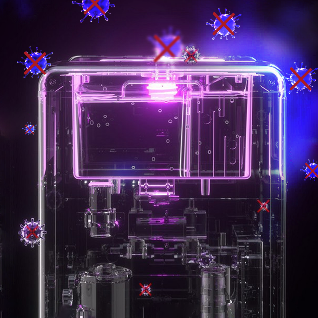 UV Sterilization in action